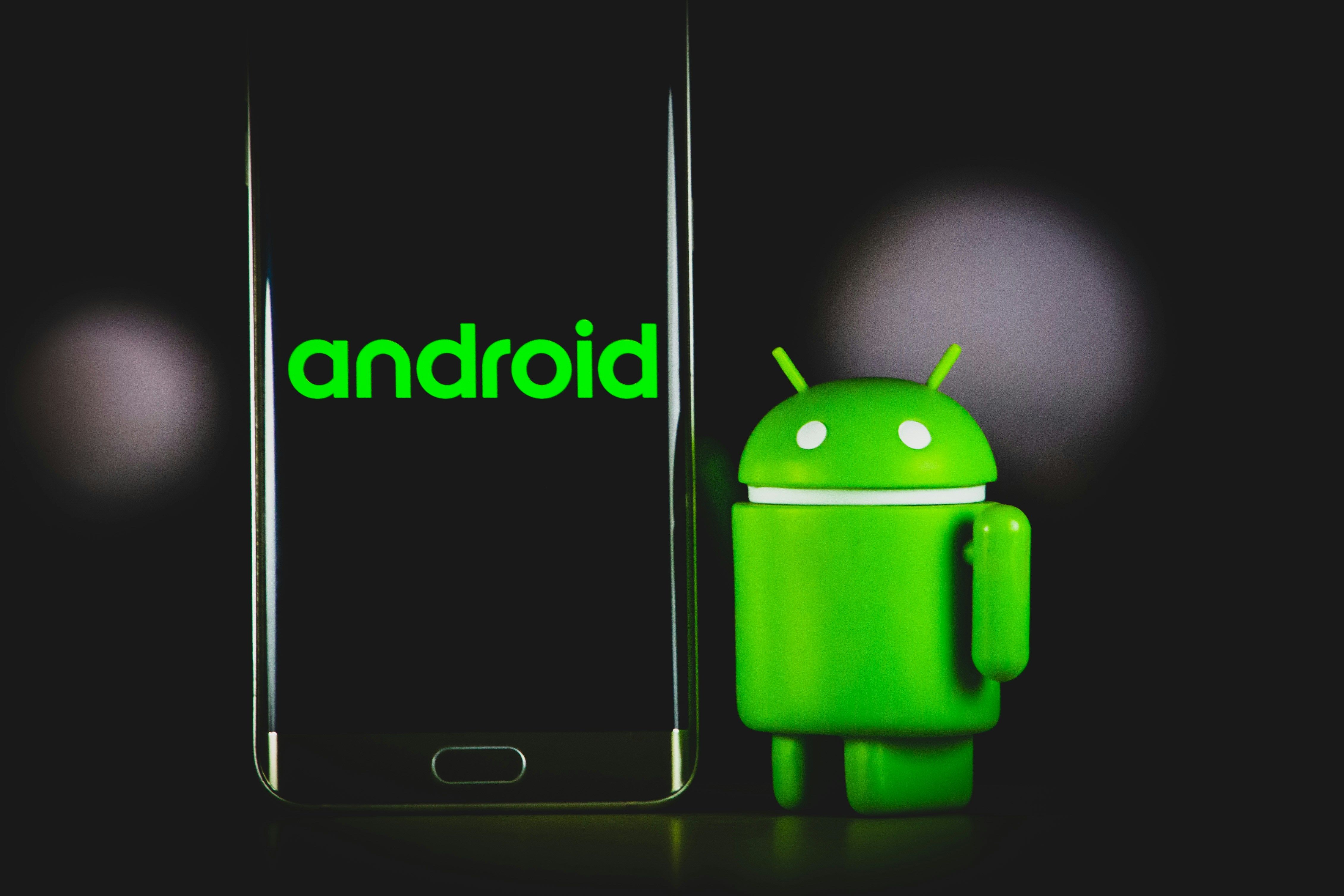 Android development setup showing Kotlin code in Android Studio with device emulator